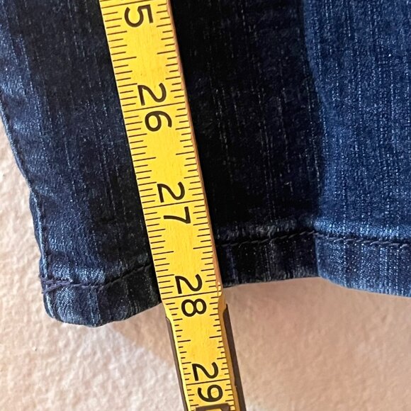 Torrid Womens Skinny Dark Blue Jeans Size 18 Stretch Mid Rise Denim Cotton Blend - Picture 15 of 16